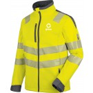 SOFTSHELLJACKE NEON GELB/GRAU